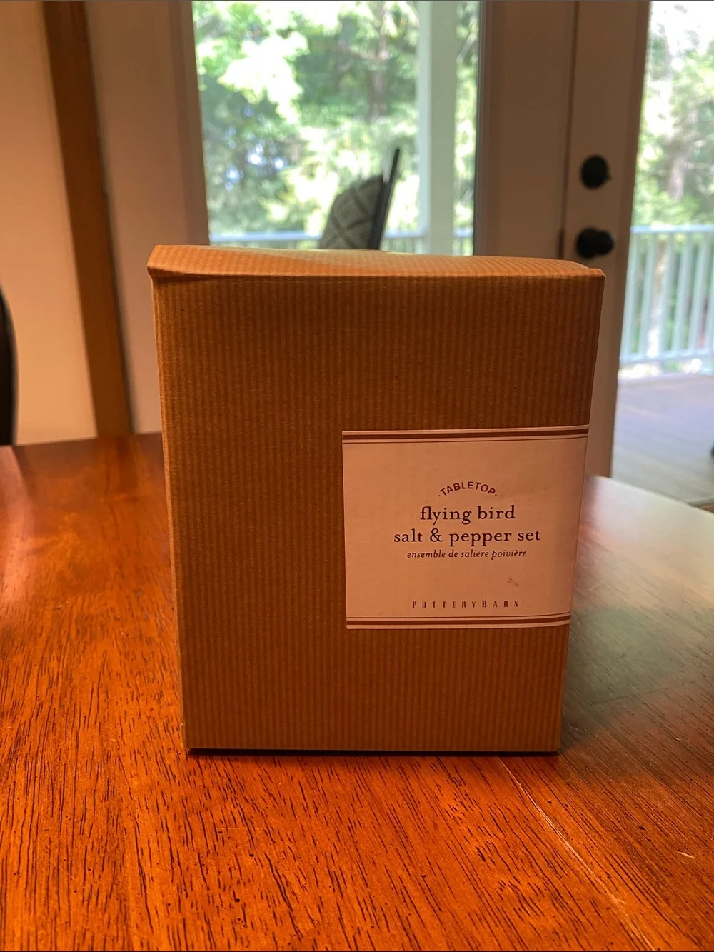 Pottery Barn flying bird salt & pepper set